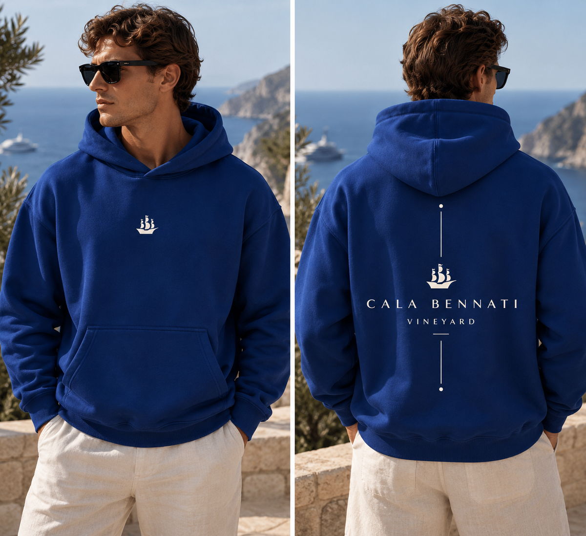 Origin Hoodie blue